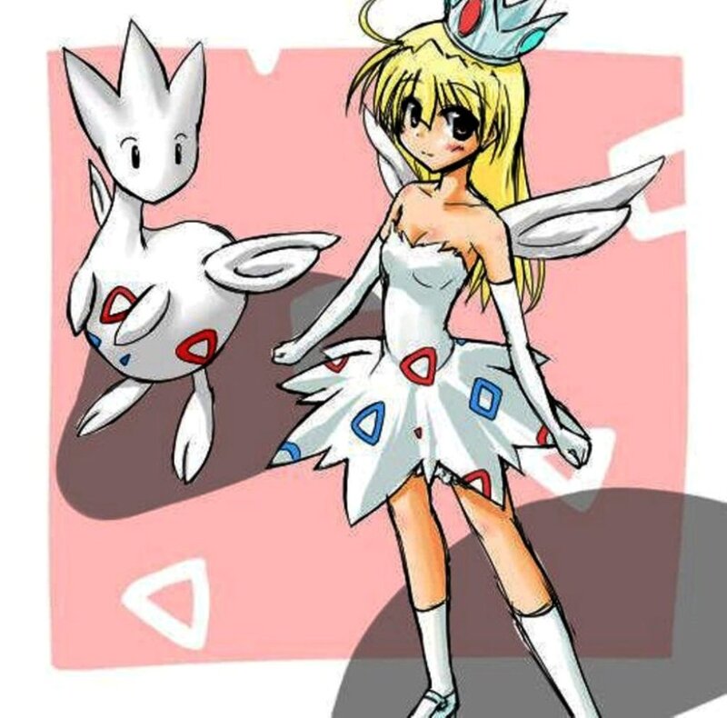 Blonde Girl with Fairy Wings