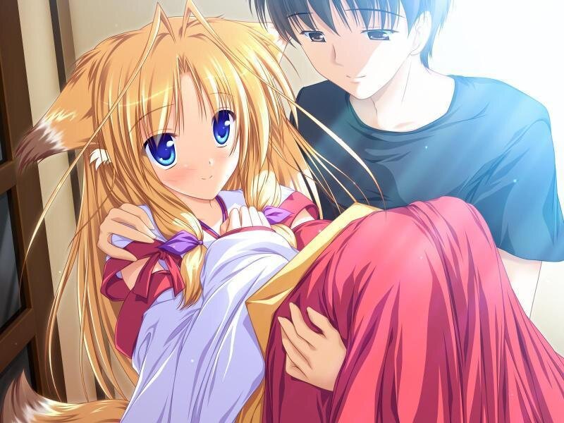 Blonde Girl with Fox Ears