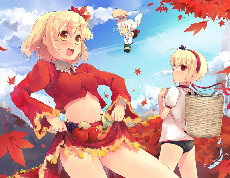 Blonde Girl with Fruit