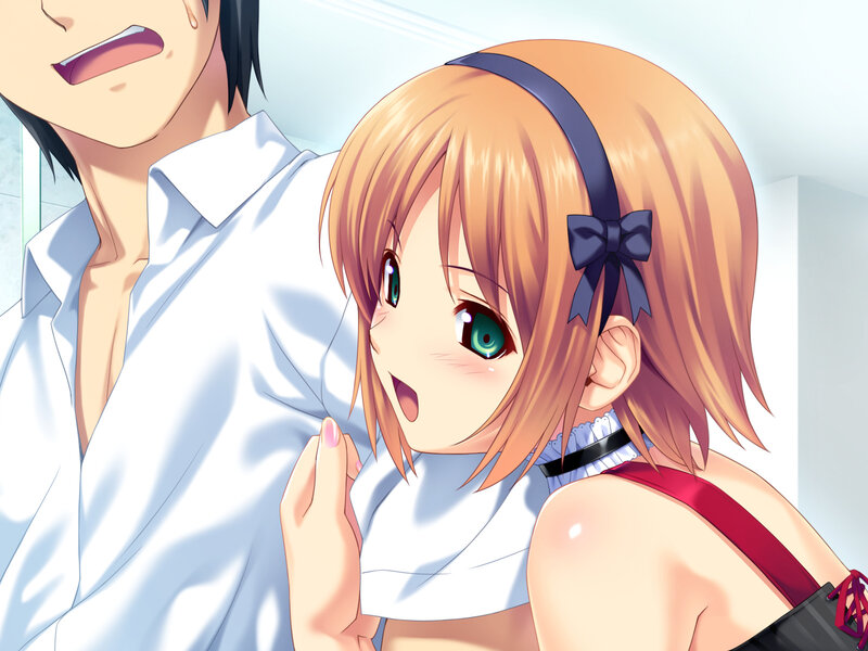 Blonde Girl with Green Eyes — Orange