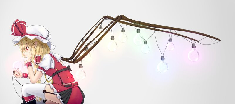 Blonde Girl with Lights