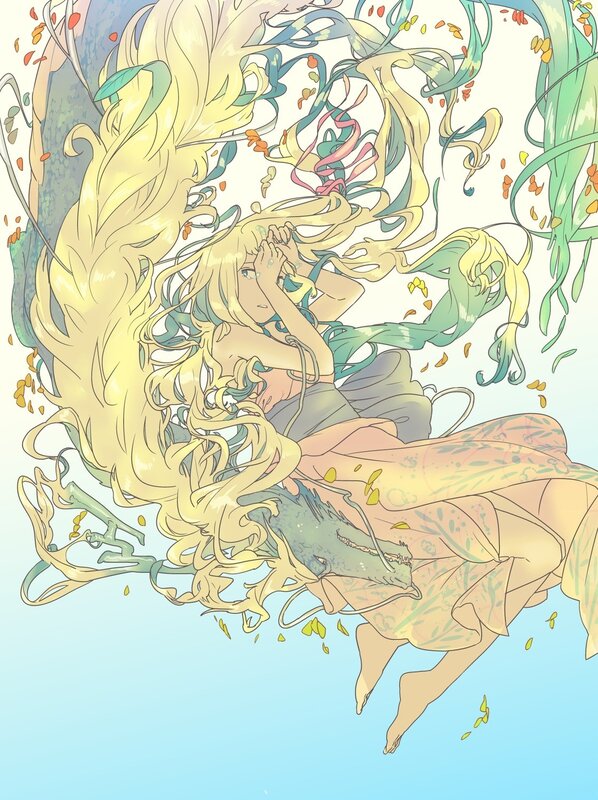 blonde girl with long hair