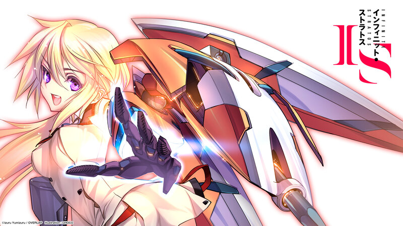 Blonde Girl with Mecha — White