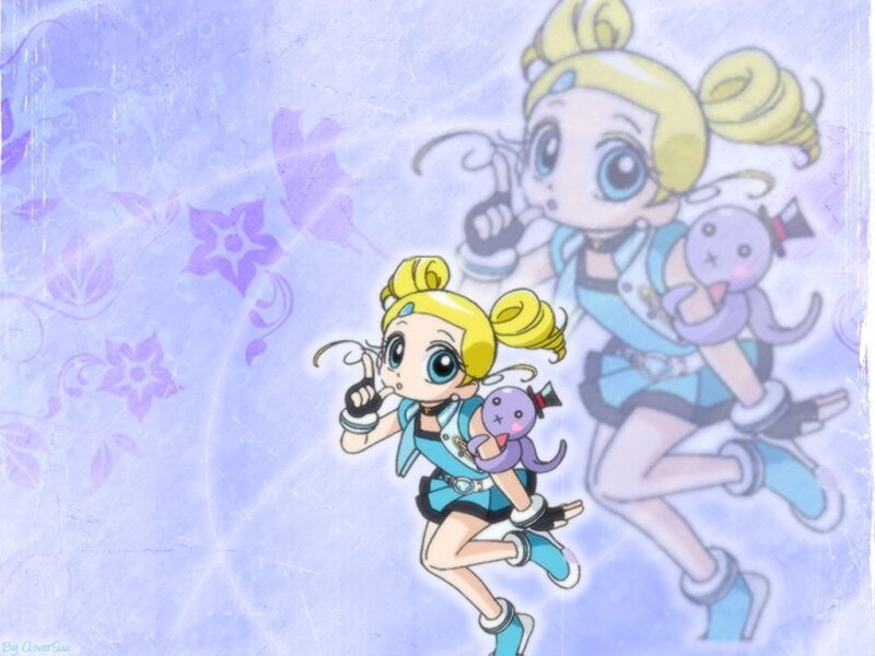 Blonde Girl with Octopus