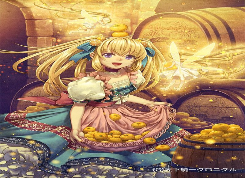 Blonde Girl with Oranges