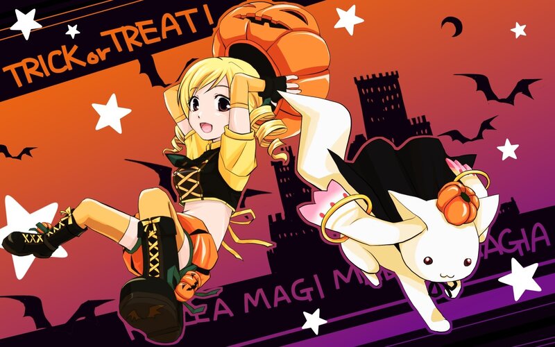 Blonde Girl with Pumpkin — Orange
