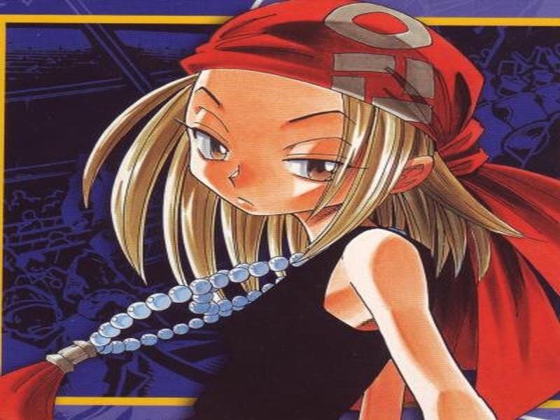 Blonde Girl with Red Bandana