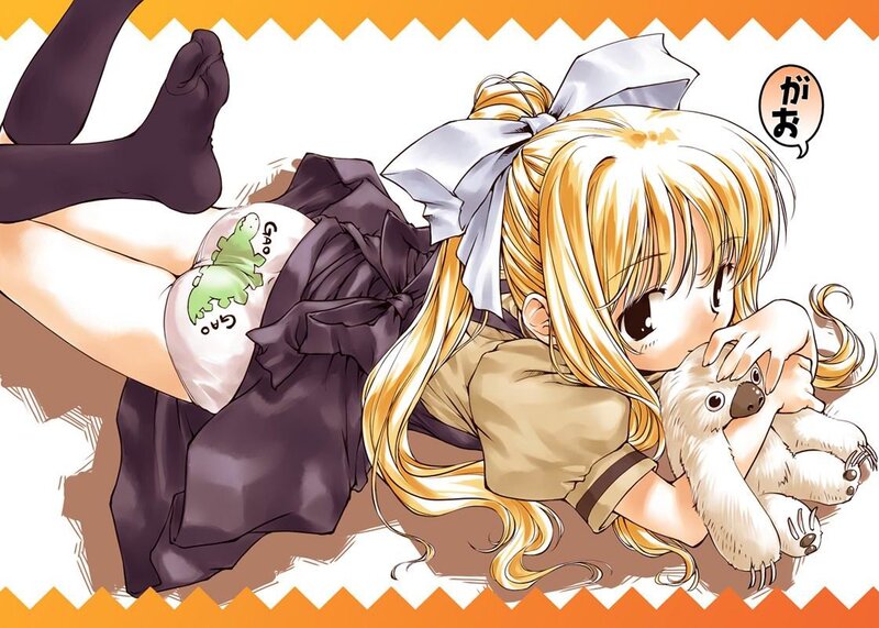 blonde girl with stuffed animal