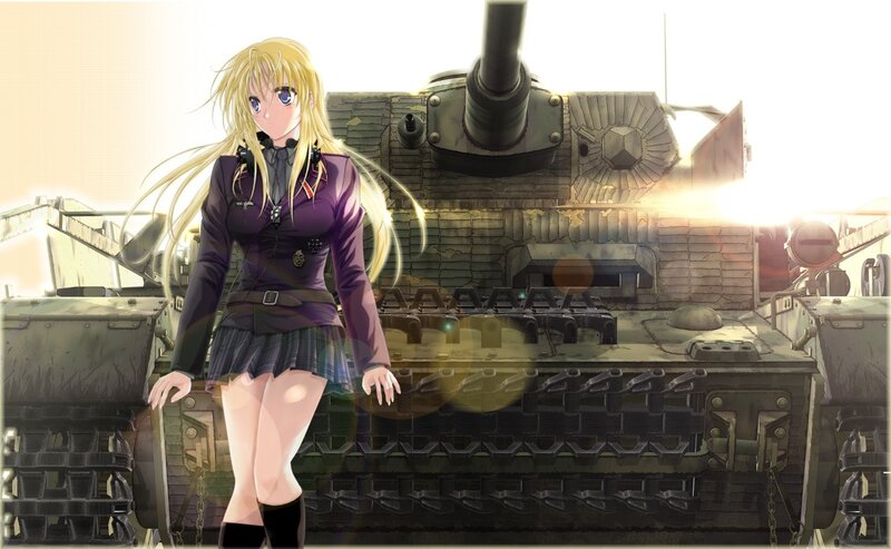 Blonde Girl with Tank
