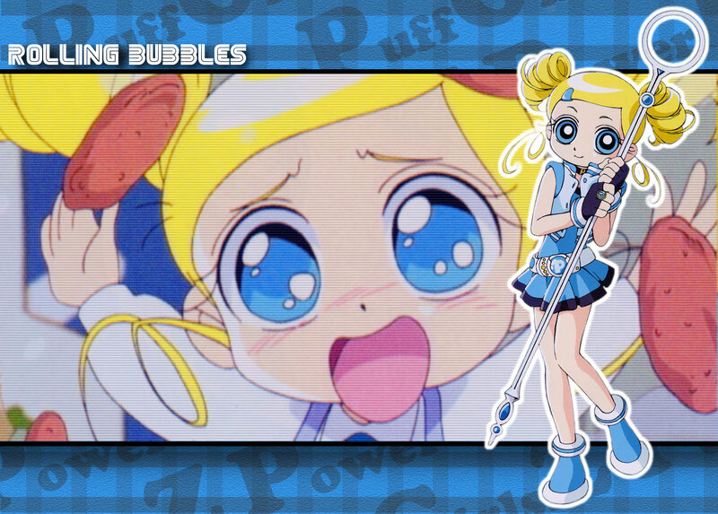 Blonde Girl with Wand — Blue