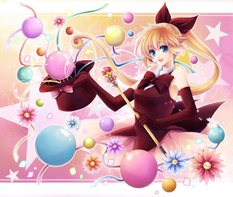 Blonde Girl with Wand