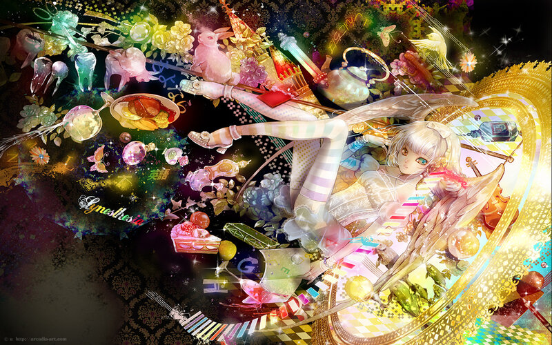 Blonde Girl with Wings — Gold