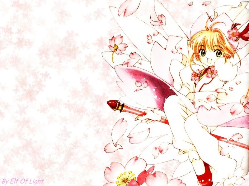 Blonde Girl with Wings — Pink, Serene
