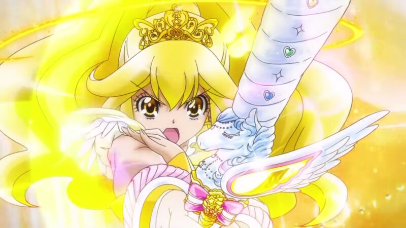 Blonde Girl with Wings — Yellow, Dramatic