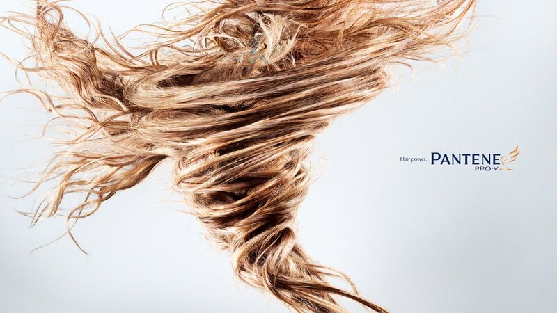 Blonde Hair in Motion — Brown