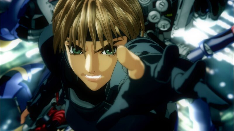 Blonde-haired Anime Character — Black, Dramatic