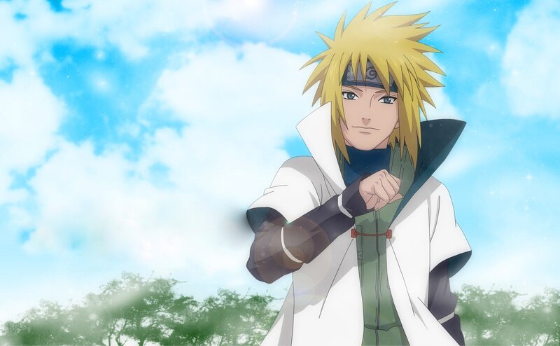 Blonde-haired Anime Character — Blue, Calm