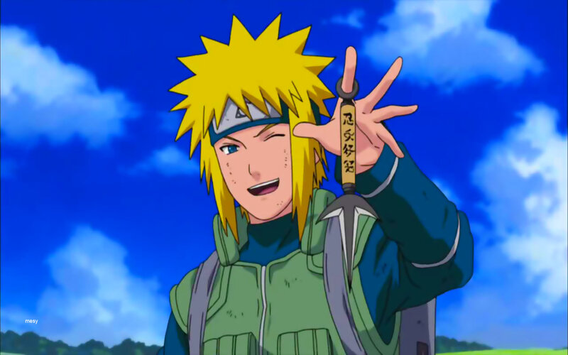 Blonde-haired Anime Character — Blue, Playful