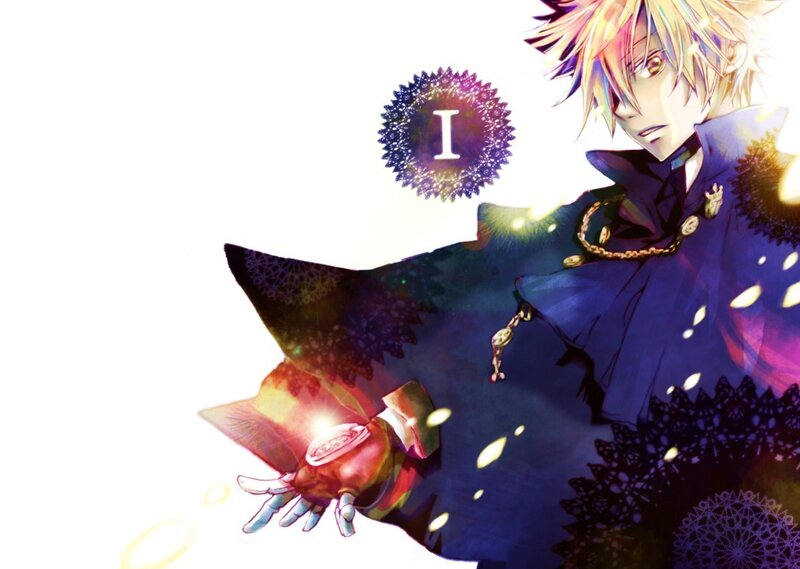 Blonde-haired Anime Character — Blue