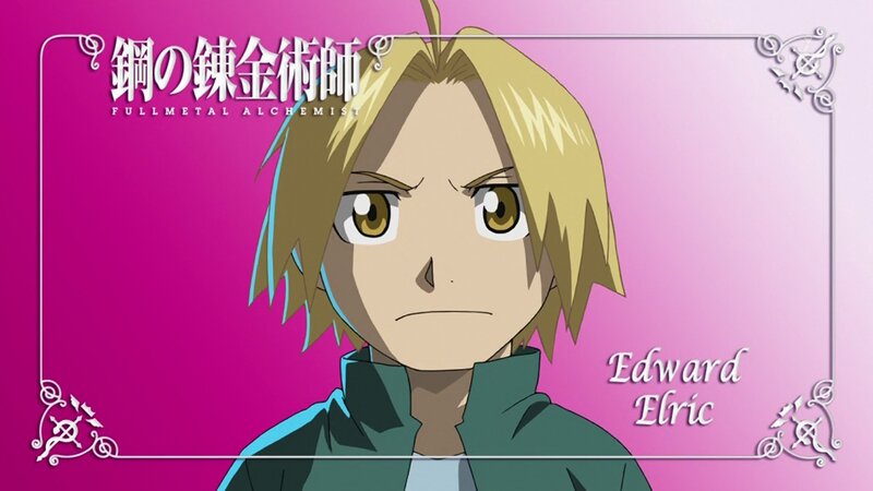 Blonde-haired Anime Character — Pink, Serious