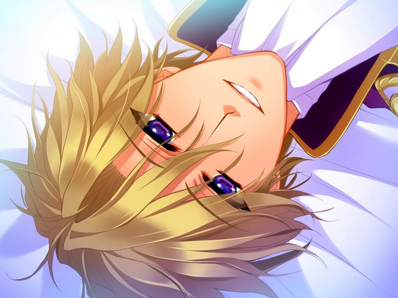 Blonde-haired Anime Character — Yellow, Calm, Anime Art