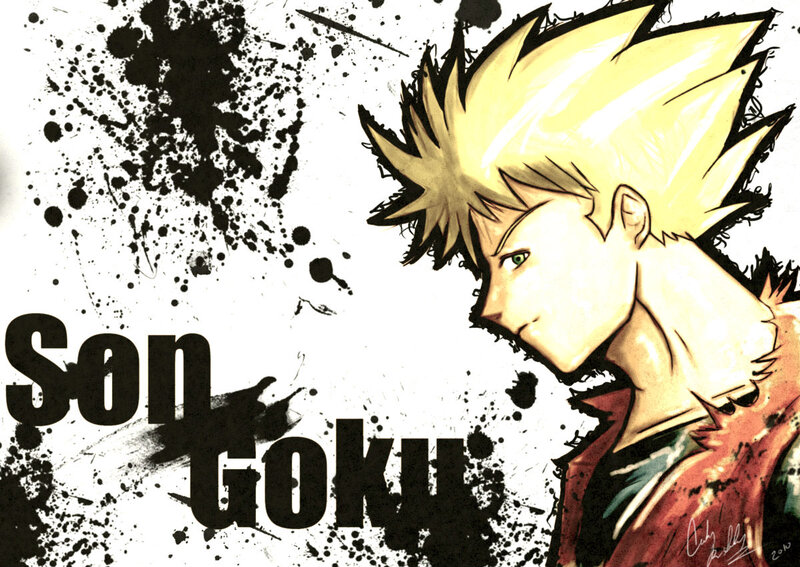 Blonde-haired Anime Character — Yellow, Dramatic, Manga