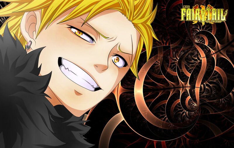Blonde-haired Anime Character — Yellow, Dramatic, Spiral Pattern