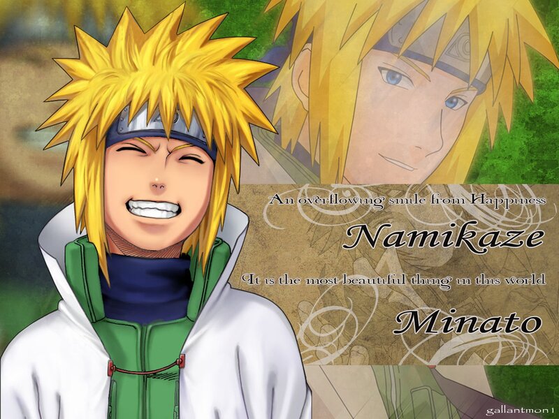 Blonde-haired Anime Character — Yellow, Happy, Text