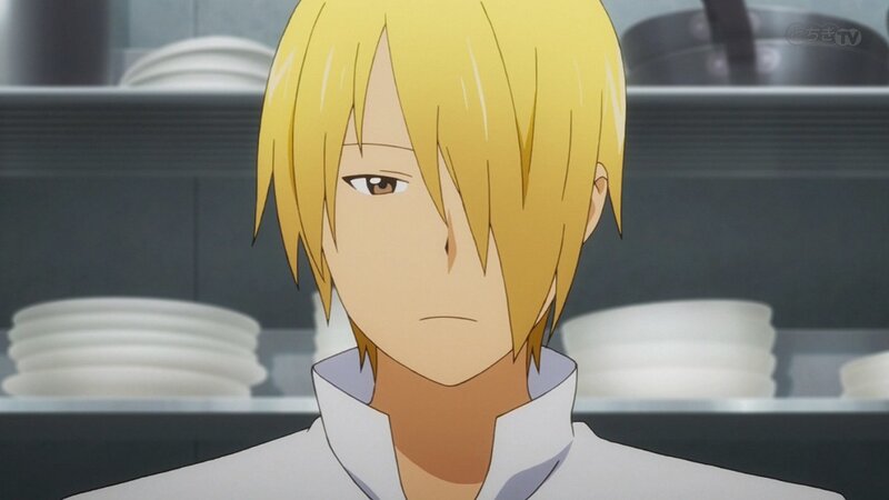 Blonde-haired Anime Character — Yellow, Neutral, Chef's Uniform