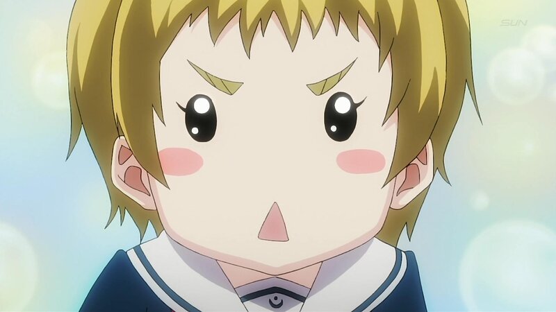 Blonde-haired Anime Girl — Blue, Innocent