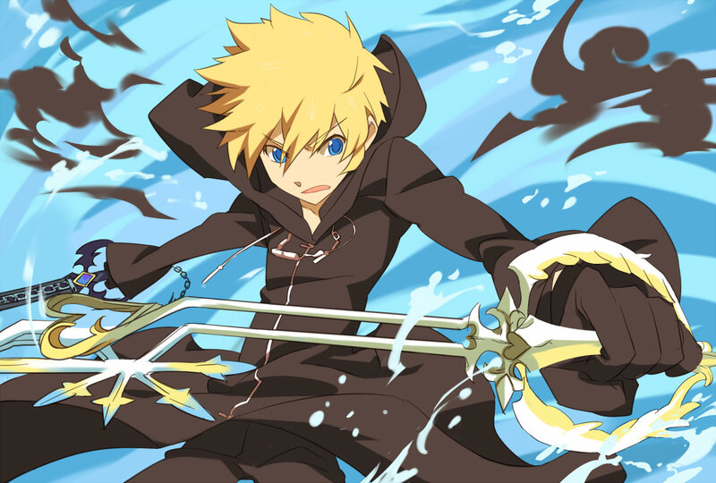 Blonde-haired Boy with Keyblade