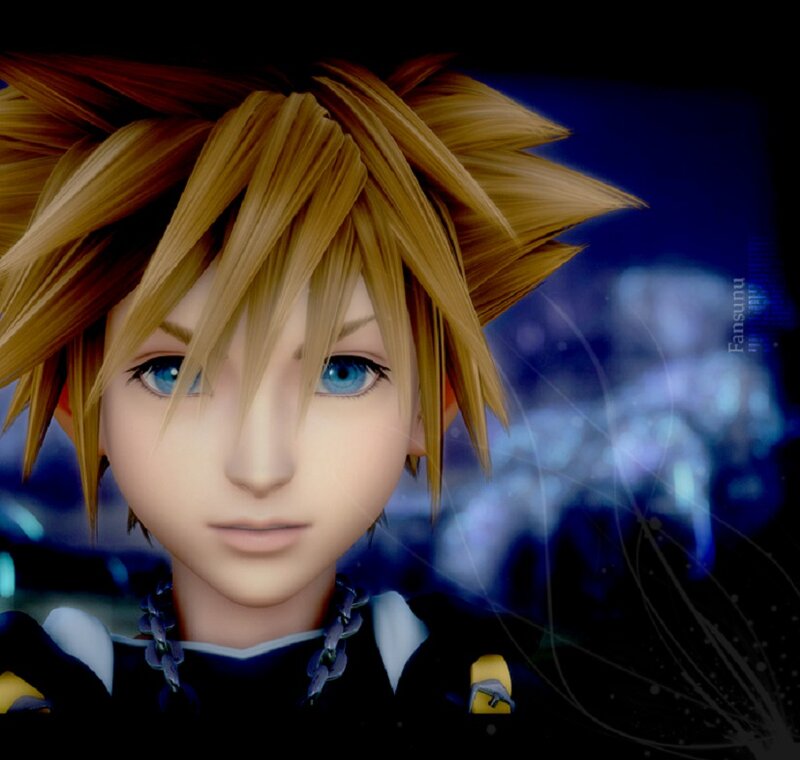 Blonde-haired Character — Blue, Dramatic