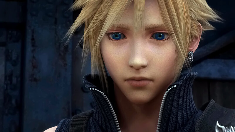 Blonde-haired Character — Blue, Serious