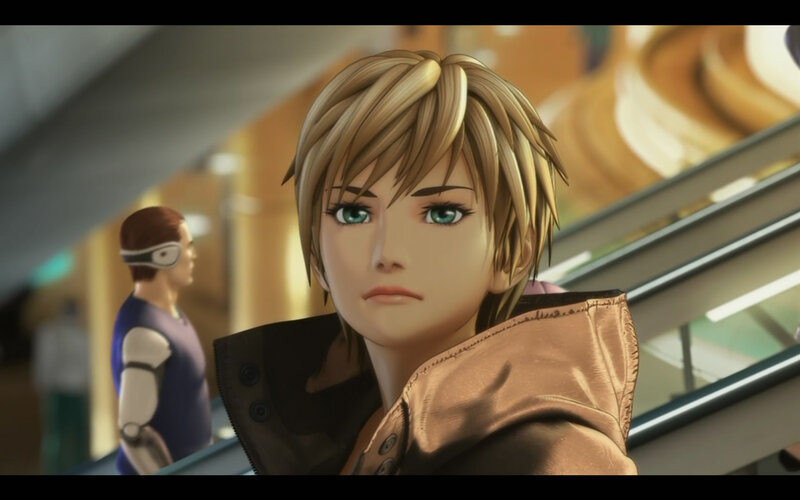 Blonde-haired Character — Brown