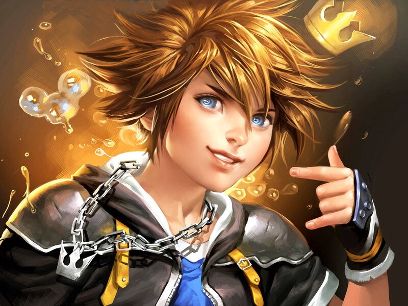 Blonde-haired Character — Gold