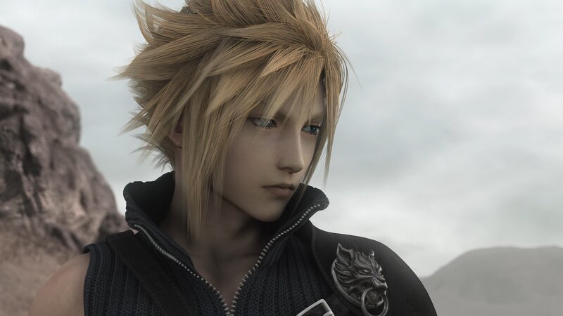 Blonde-haired Character — Gray, Serious