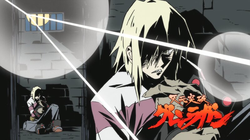 Blonde-haired Character in Prison — Black, Dramatic