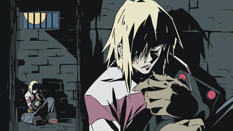 Blonde-haired Character in Prison