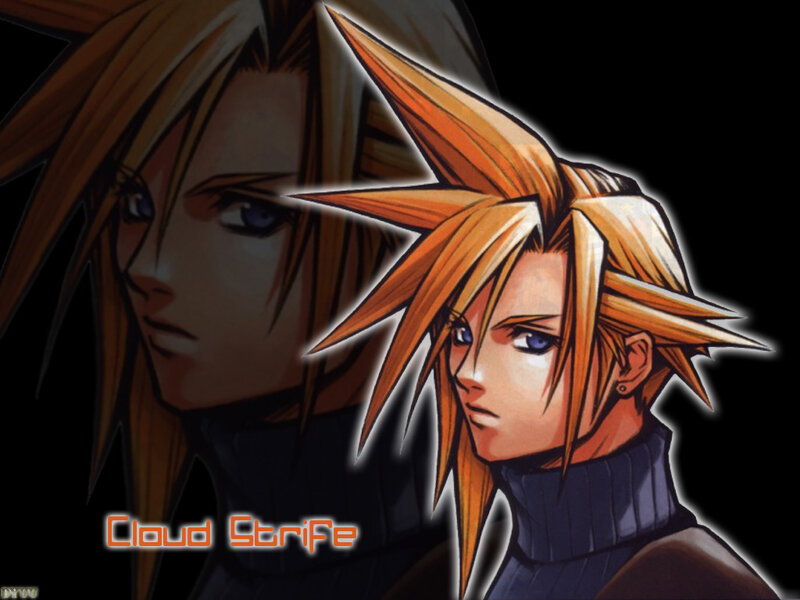 Blonde-haired Character — Orange, Dramatic, Anime