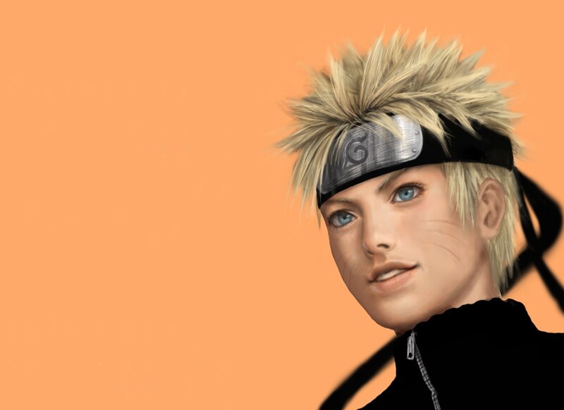 Blonde-haired Character — Orange
