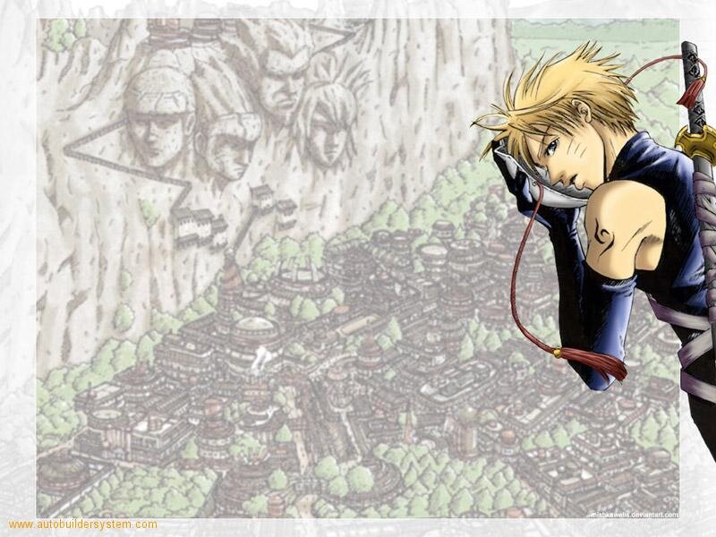 Blonde-haired Character with Sword — Blue