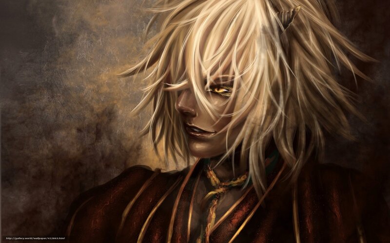blonde-haired fantasy character