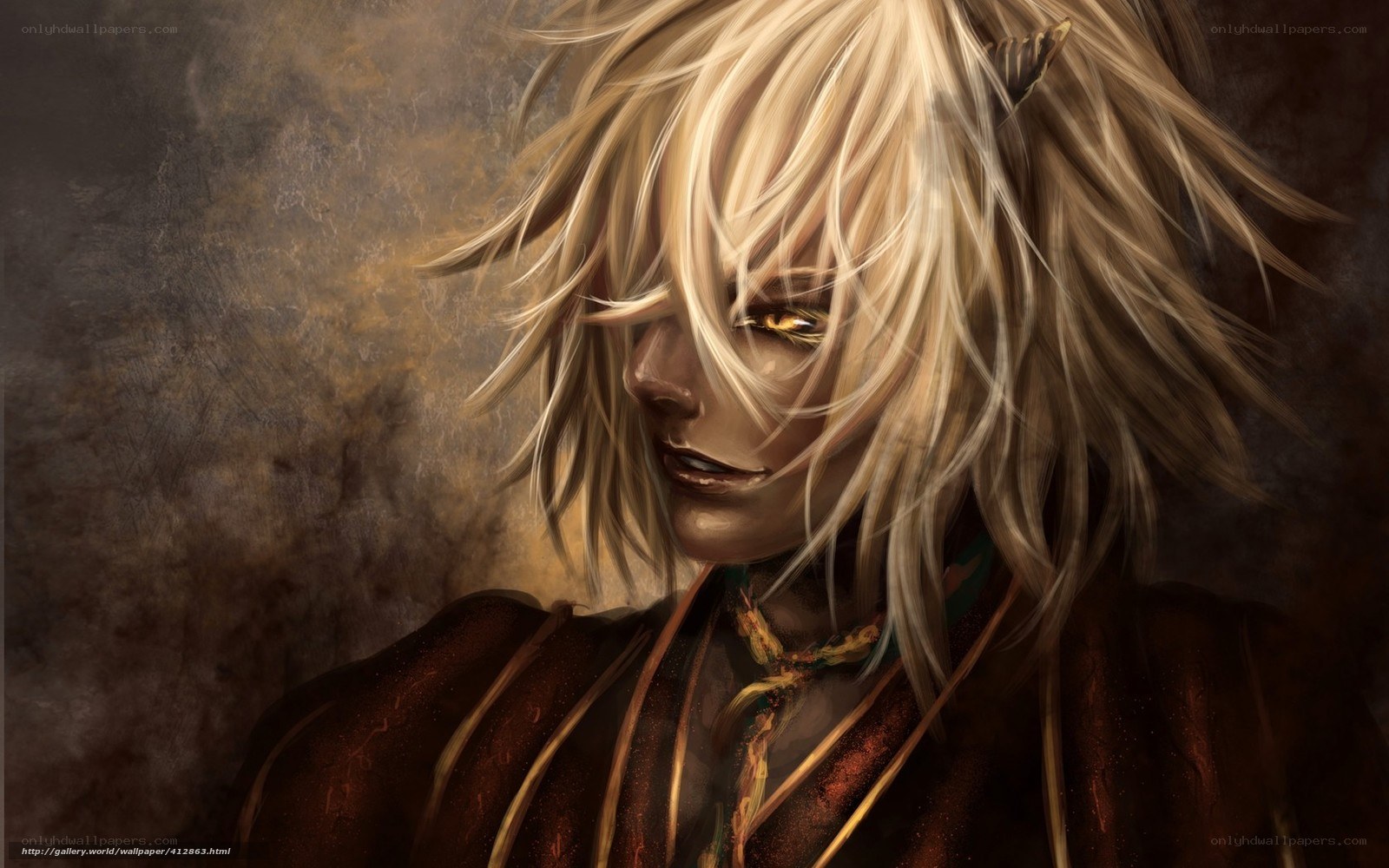 blonde-haired fantasy character