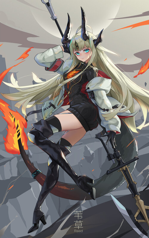 Blonde-haired Female Warrior