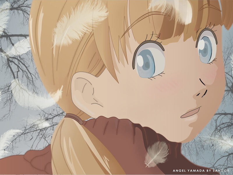 Blonde-haired Girl — Brown
