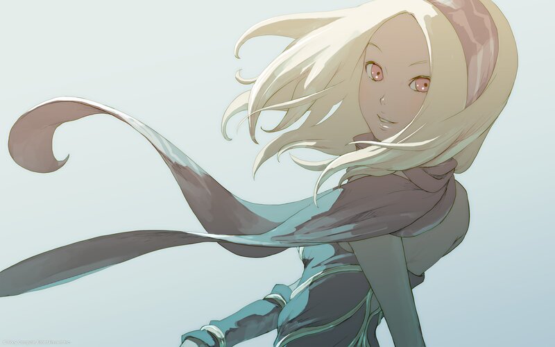 Blonde-haired Girl — White