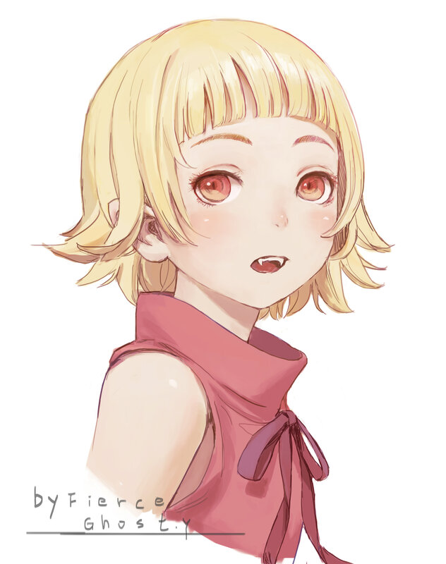 Blonde-haired Girl — Yellow