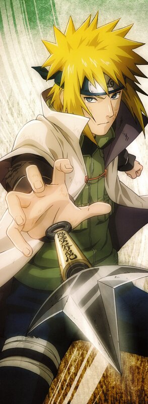 Blonde-haired Ninja with Kunai