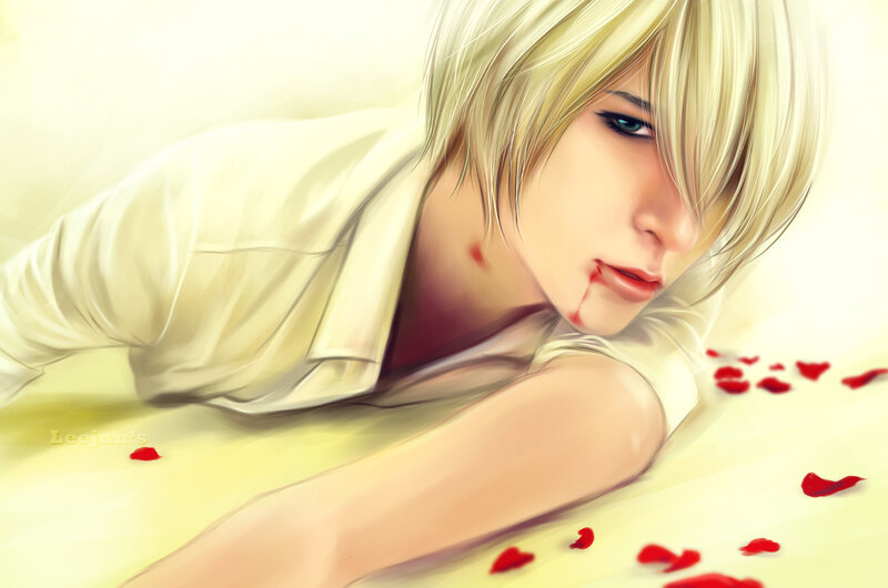 Blonde-haired Person Lying