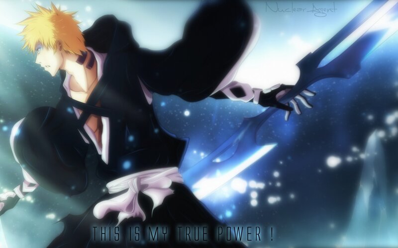 Blonde-haired Warrior — Blue, Dramatic